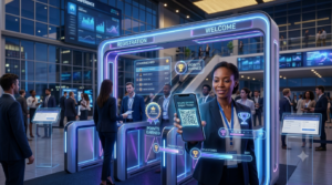 Best Websites for Ticket Gamification Summit 2026 featuring secure QR code event registration, digital ticketing platform, and gamification technology at a modern business conference.